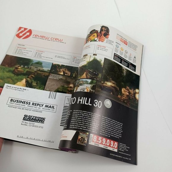 Electronic Gaming Monthly Magazine Phantasy Star Universe 191 May 05 *MINOR WEAR - Picture 7 of 14